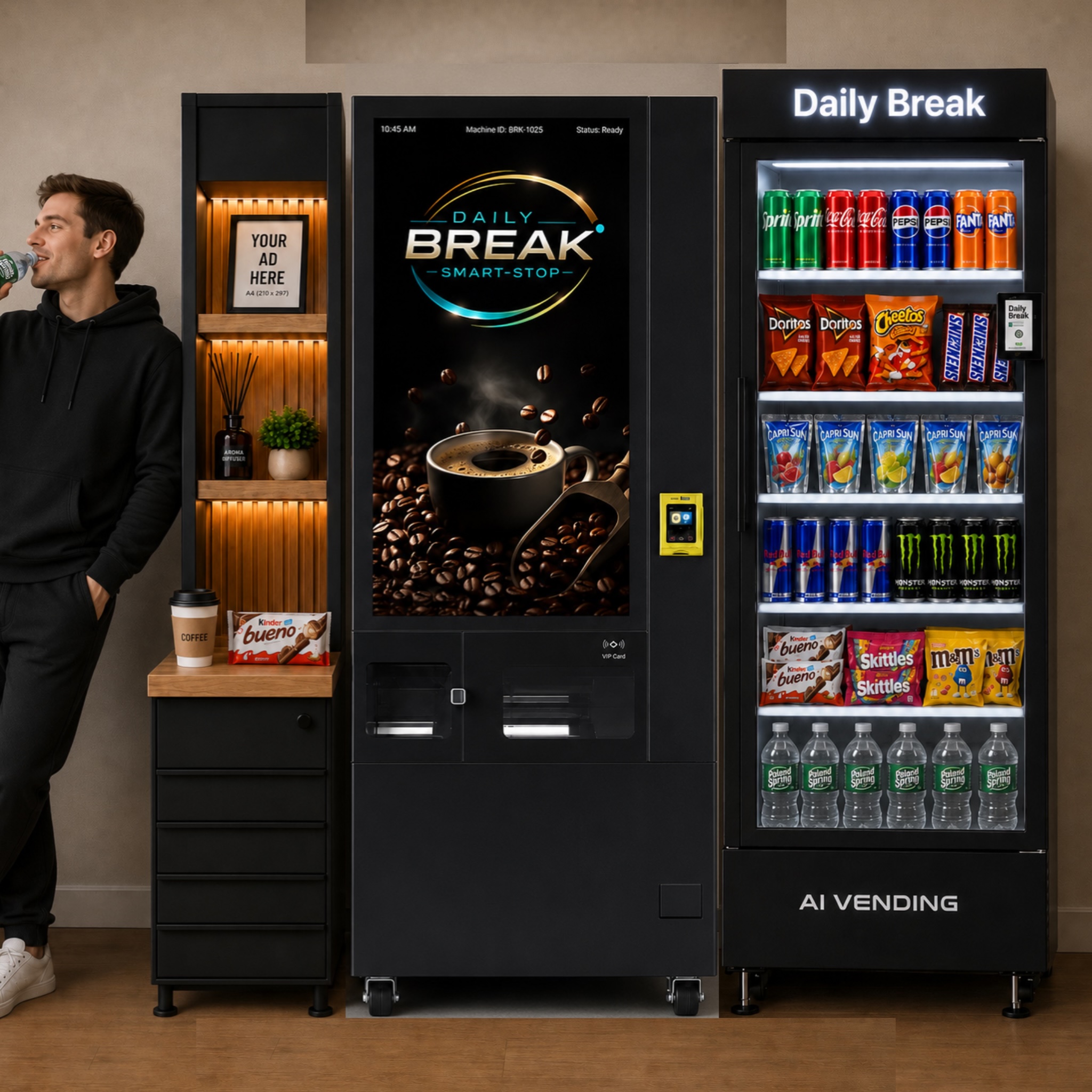 Daily Break equipment lineup