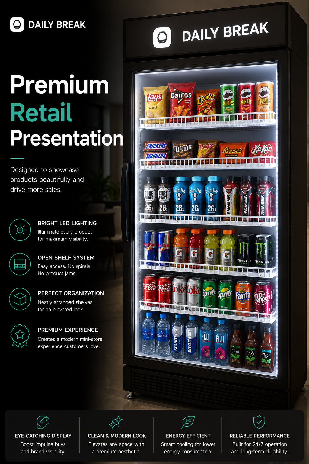 AI Smart Cooler 570L
