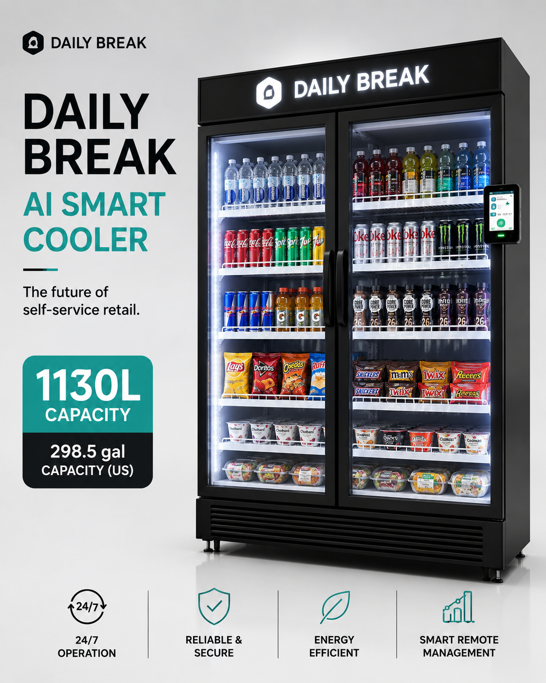 AI Smart Cooler 1130L