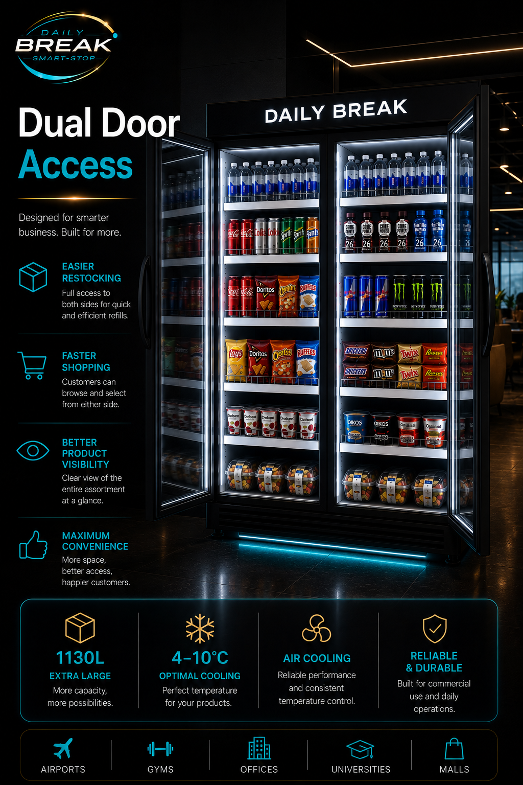 AI Smart Cooler 1130L