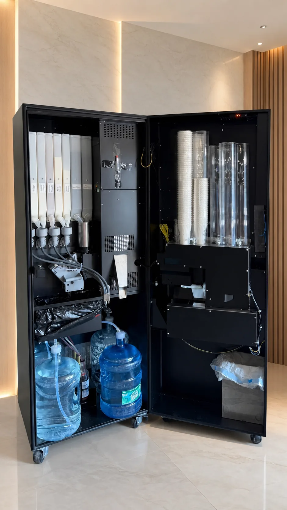 Daily Break Commercial Coffee Vending Machine with Built-In Ice Maker — view 11