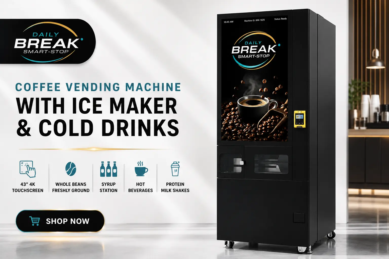 Commercial Coffee Vending Machine — view 1