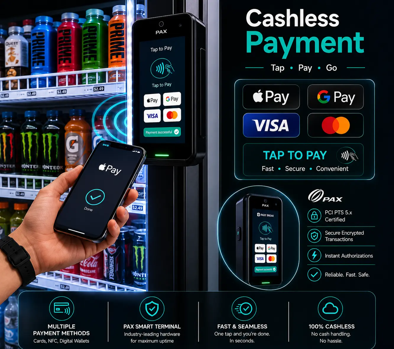 AI Smart Cooler Vending Machine – 264 Gallons (1000 L) — view 9