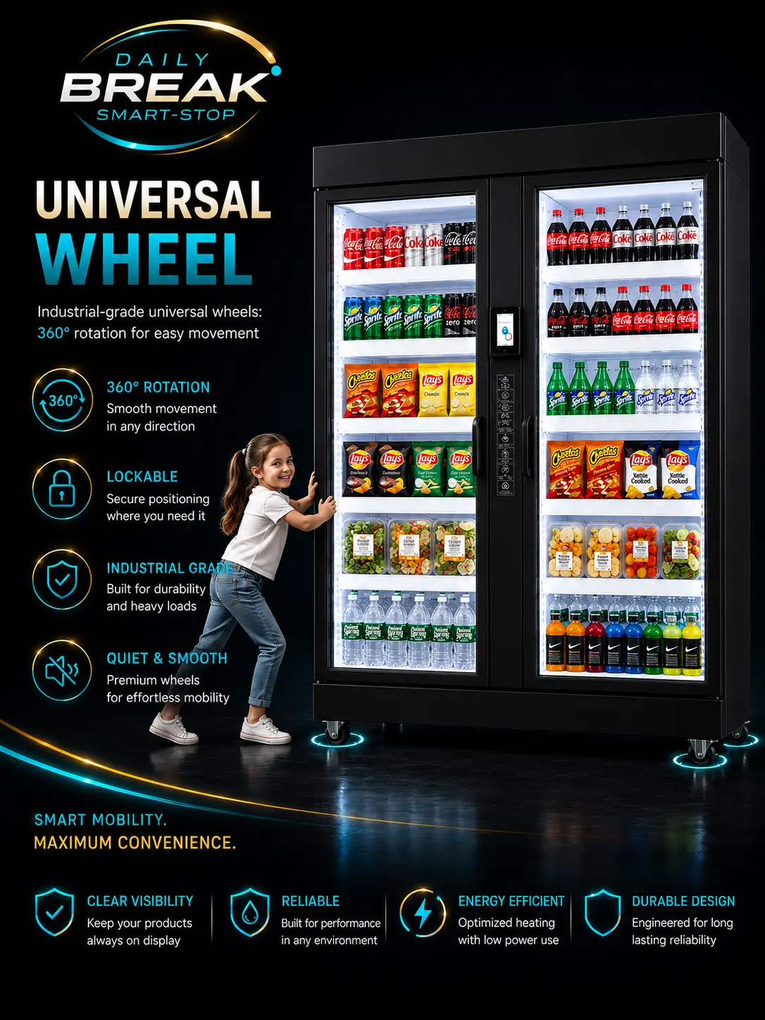 AI Smart Cooler Vending Machine – 264 Gallons (1000 L) — view 7