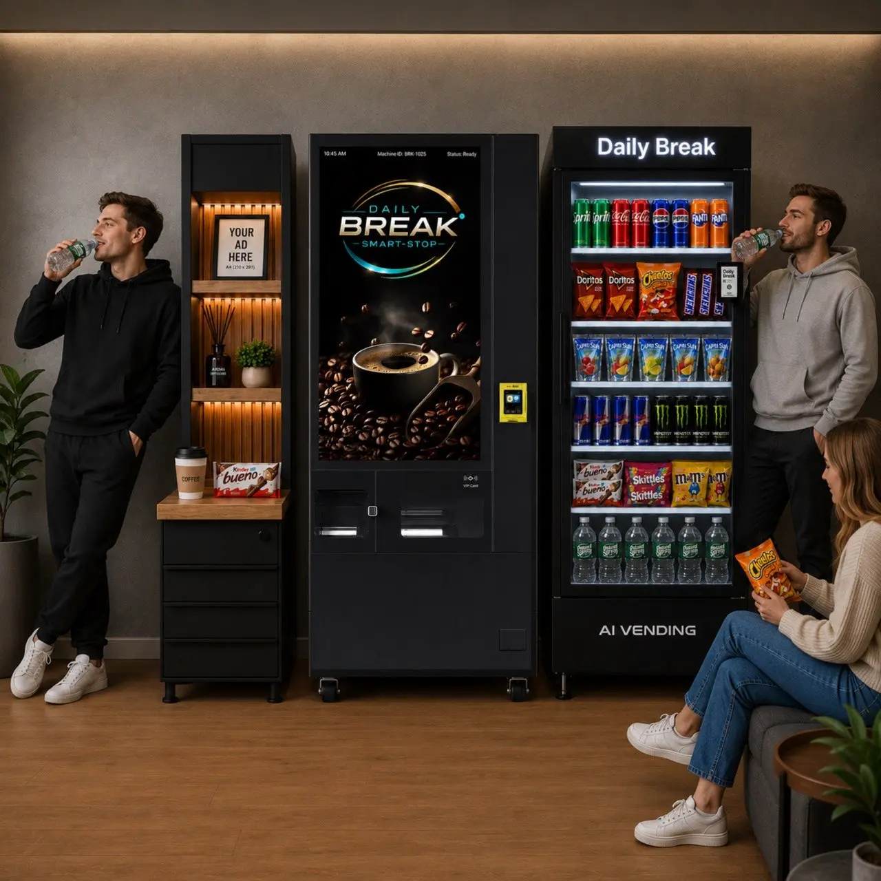 Daily Break equipment lineup